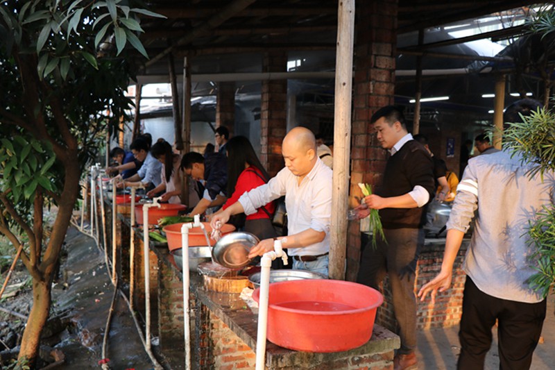 廣東永明建設發(fā)展有限公司農(nóng)家樂集體活動